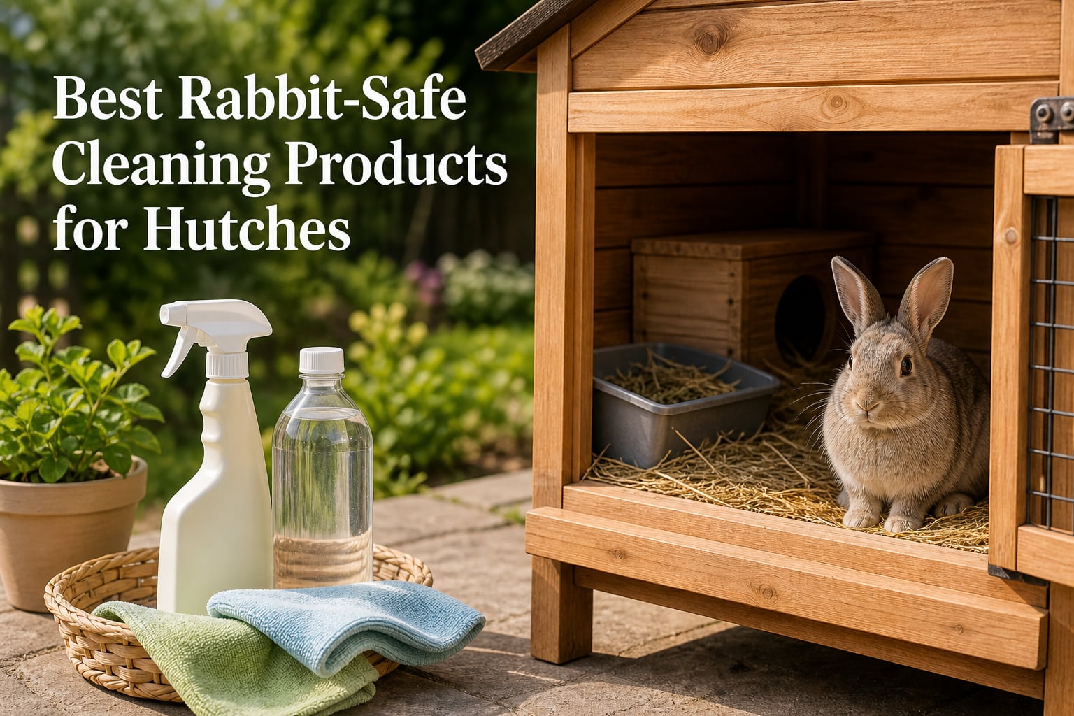 Best Rabbit-Safe Cleaning Products for Hutches