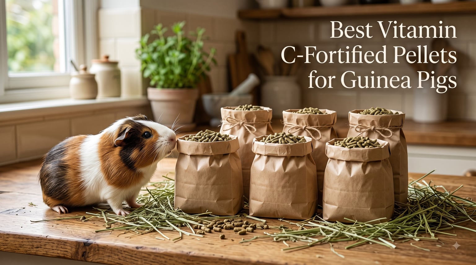 Best Vitamin C-Fortified Pellets for Guinea Pigs
