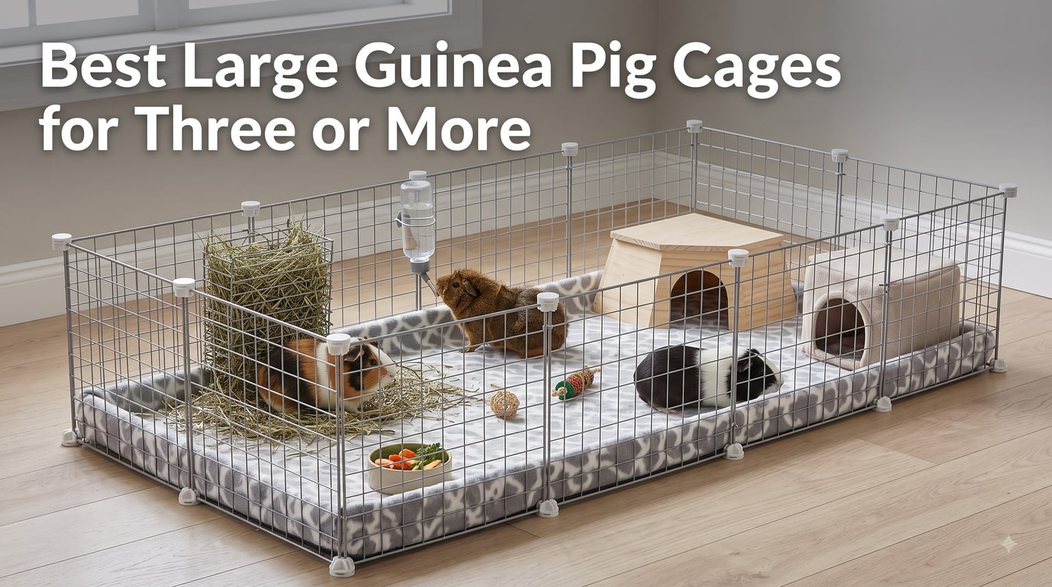Best Large Guinea Pig Cages for Three or More