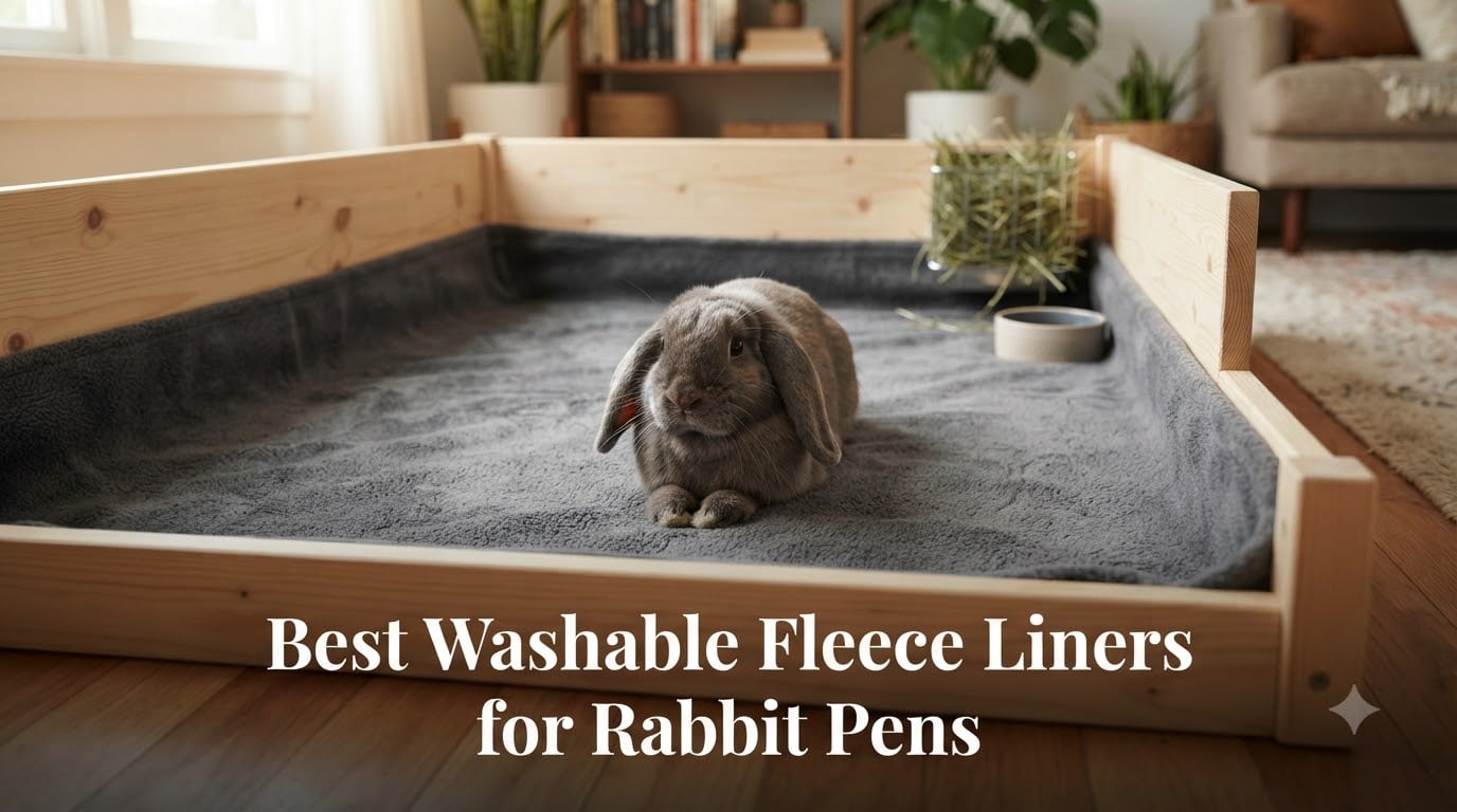 Best Washable Fleece Liners for Rabbit Pens