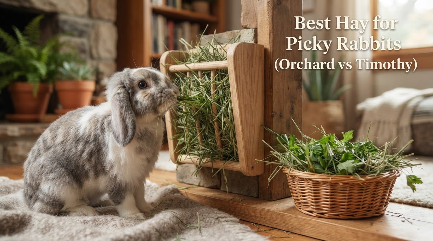 Best Hay for Picky Rabbits (Orchard vs Timothy)