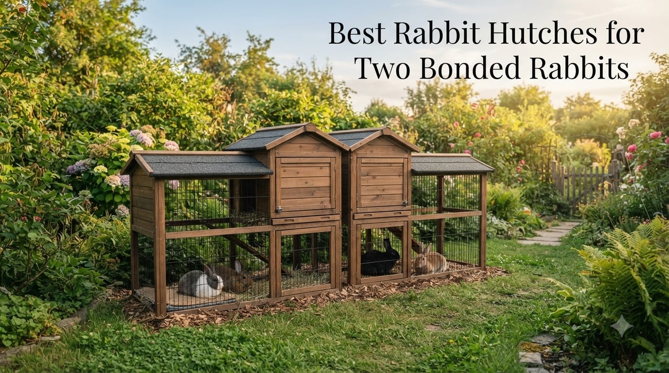 Best Rabbit Hutches for Two Bonded Rabbits