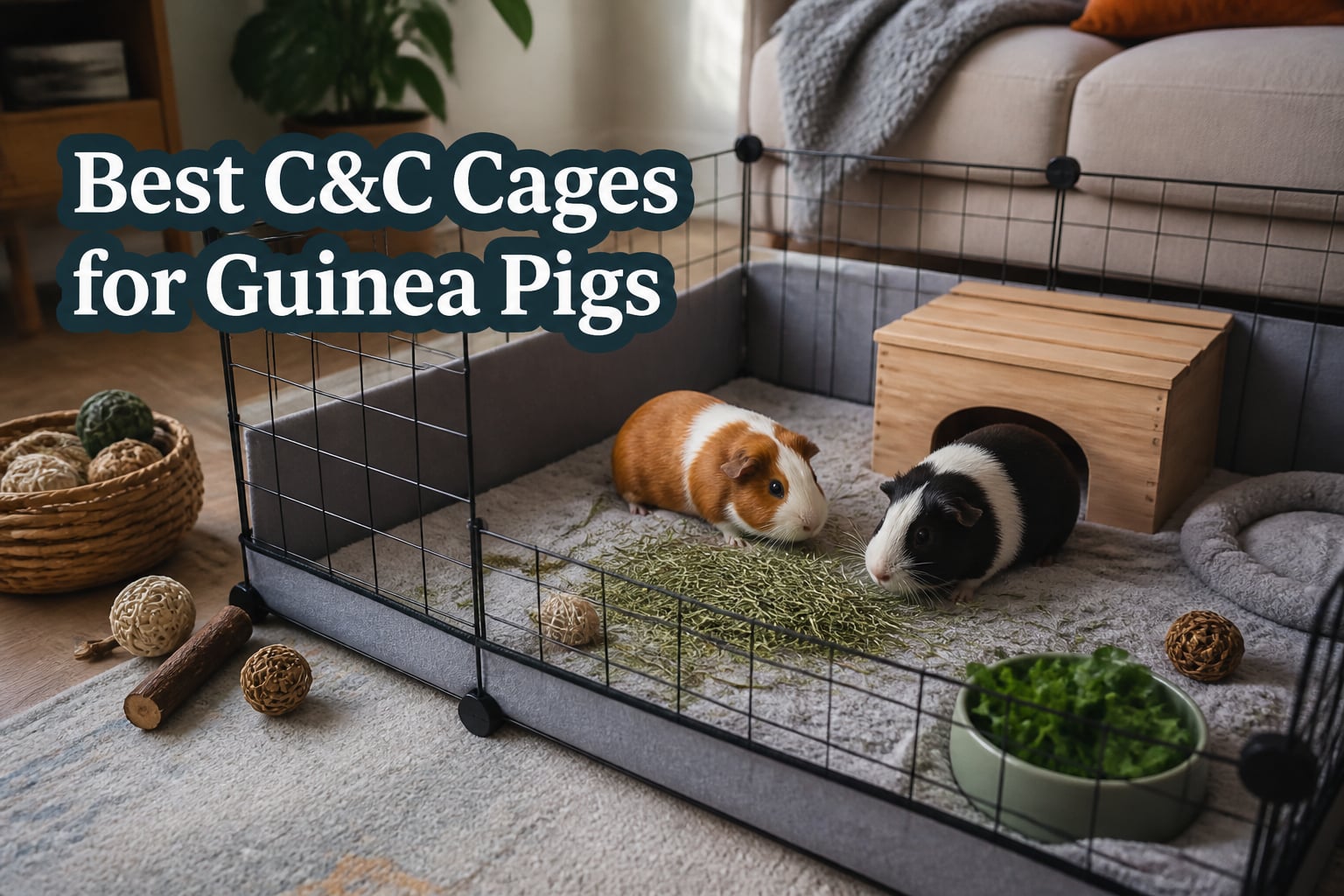 Best C&C Cages for Guinea Pigs