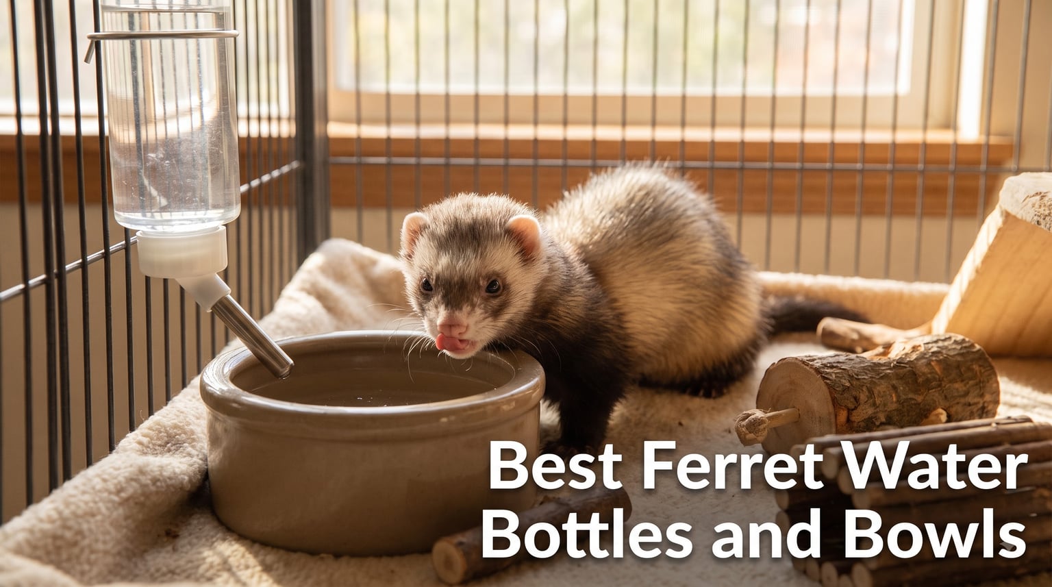 Best Ferret Water Bottles and Bowls