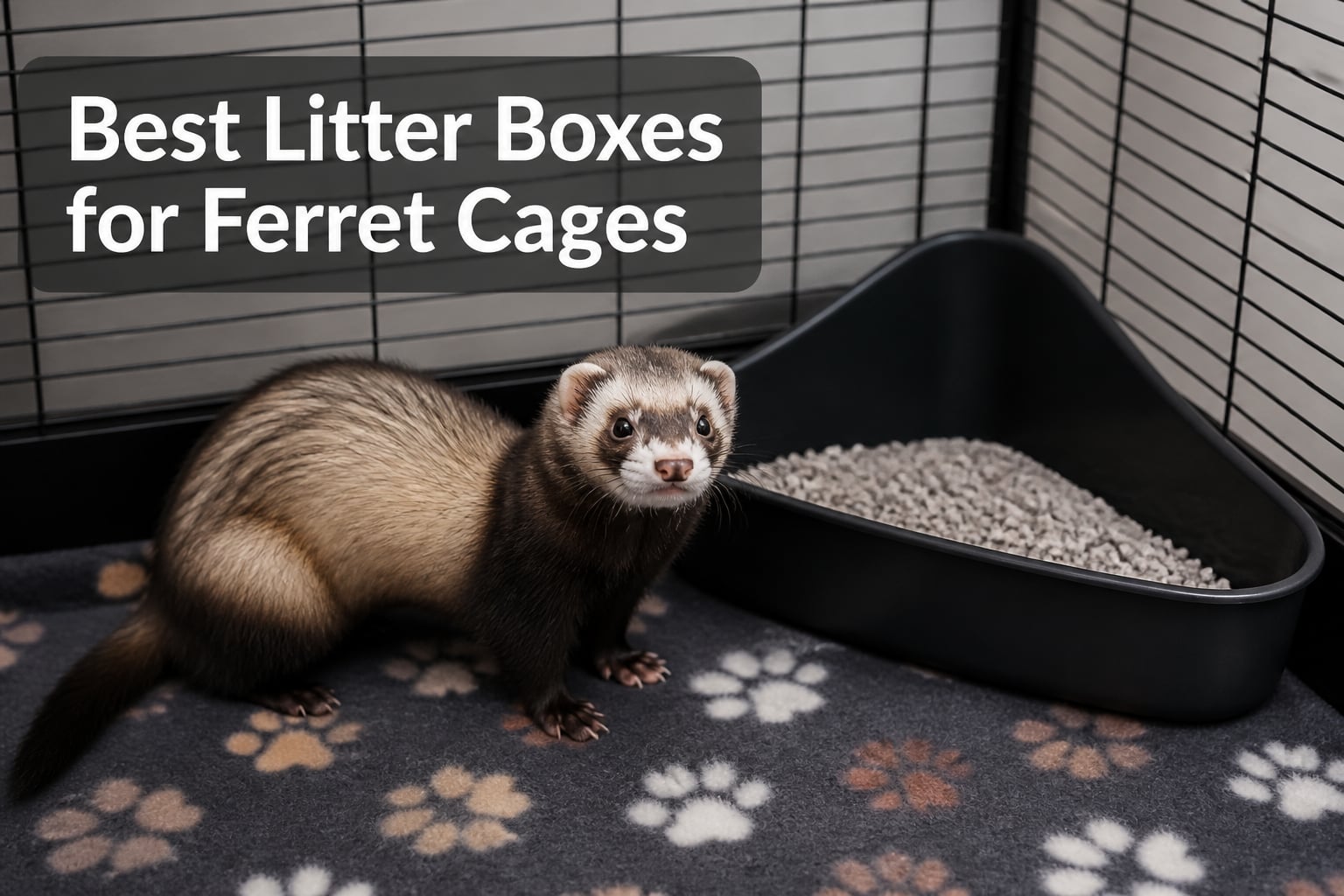 Best Litter Boxes for Ferret Cages