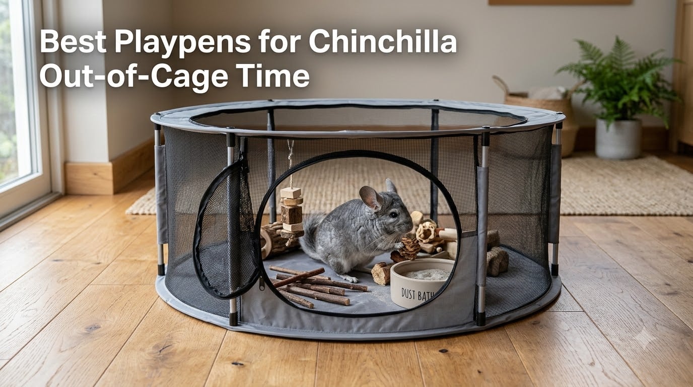 Best Playpens for Chinchilla Out-of-Cage Time
