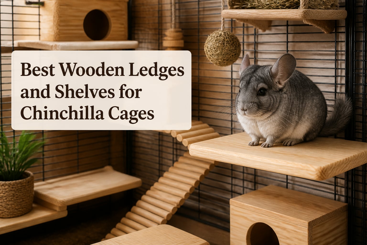Best Wooden Ledges and Shelves for Chinchilla Cages