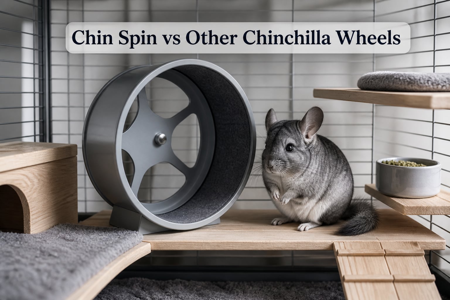 Chin Spin vs Other Chinchilla Wheels