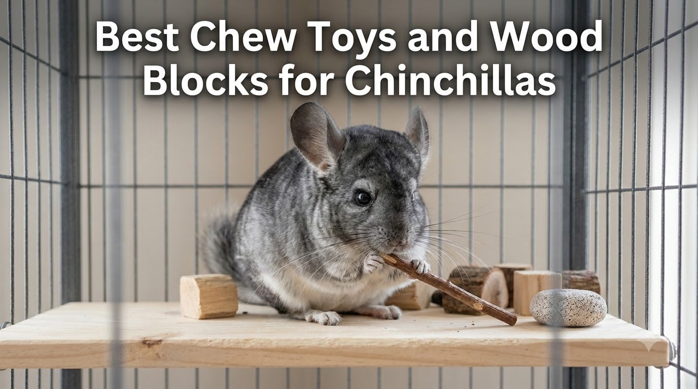 Best Chew Toys and Wood Blocks for Chinchillas