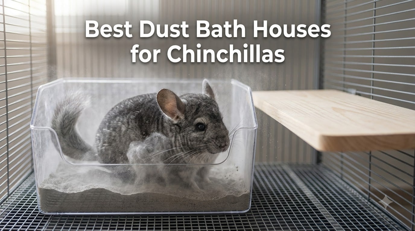 Best Dust Bath Houses for Chinchillas