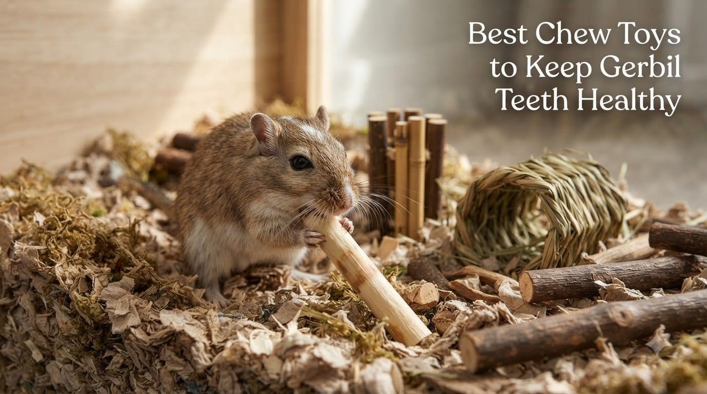 Best Chew Toys to Keep Gerbil Teeth Healthy