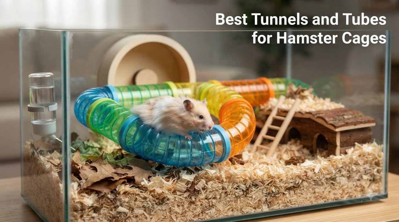 Best Tunnels and Tubes for Hamster Cages