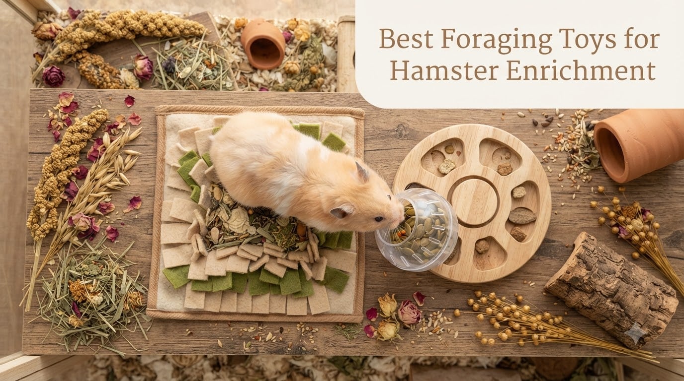 Best Foraging Toys for Hamster Enrichment