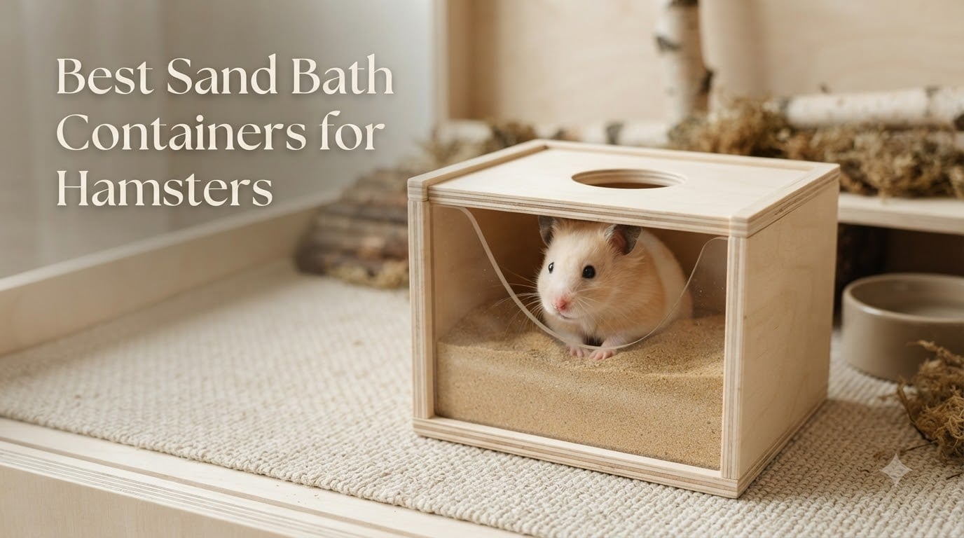 Best Sand Bath Containers for Hamsters