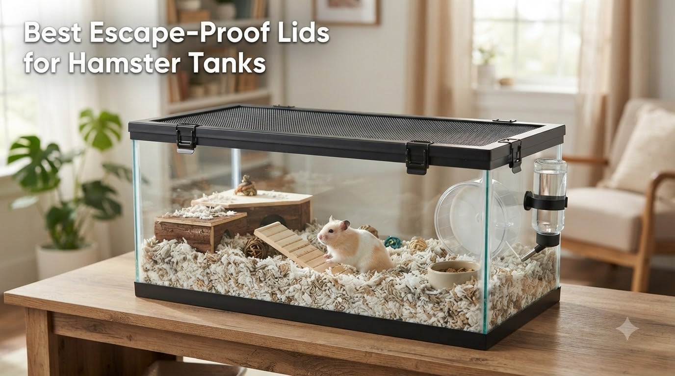 Best Escape-Proof Lids for Hamster Tanks