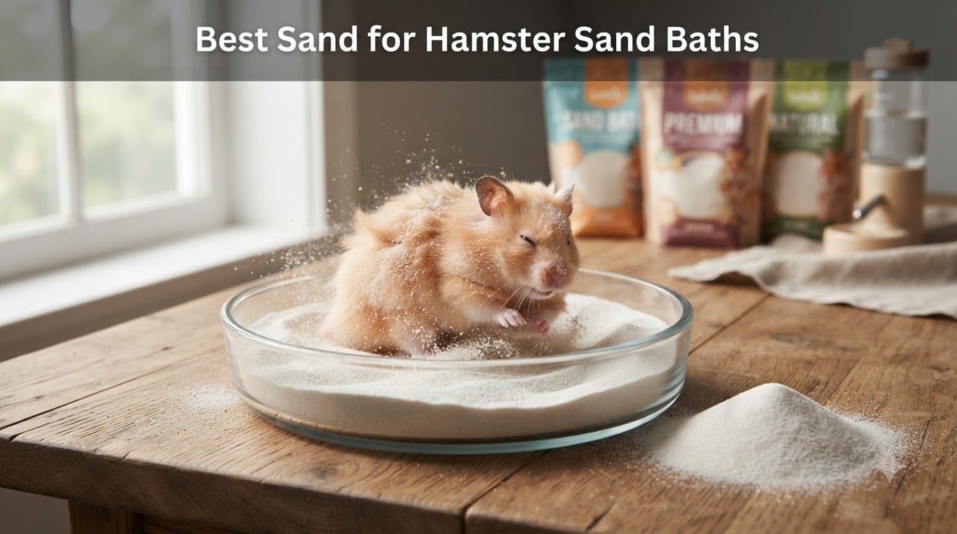 Best Sand for Hamster Sand Baths