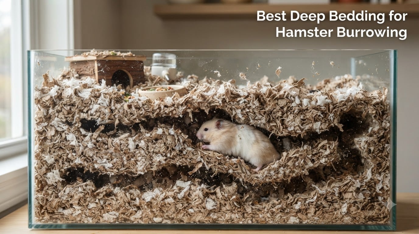 Best Deep Bedding for Hamster Burrowing