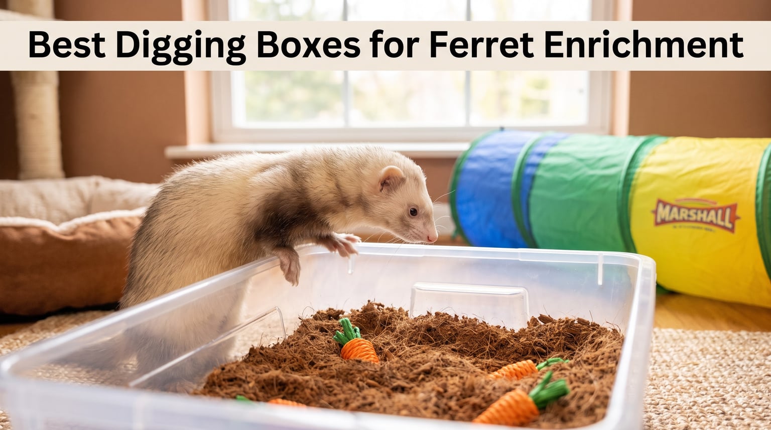 Best Digging Boxes for Ferret Enrichment
