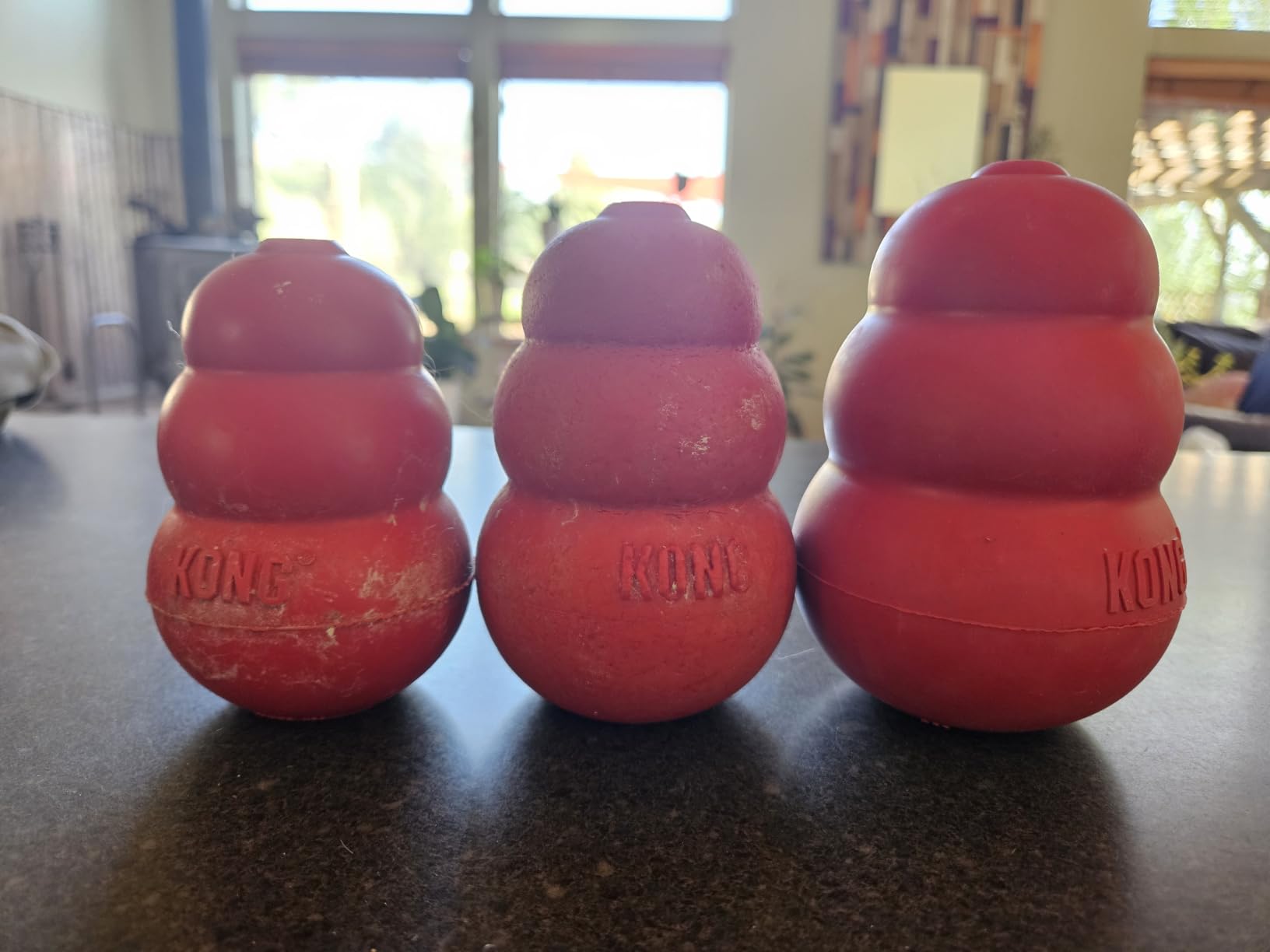 KONG Classic Stuffable Dog Toy, Natural Rubber Chew, for Large Dogs customer photo 2