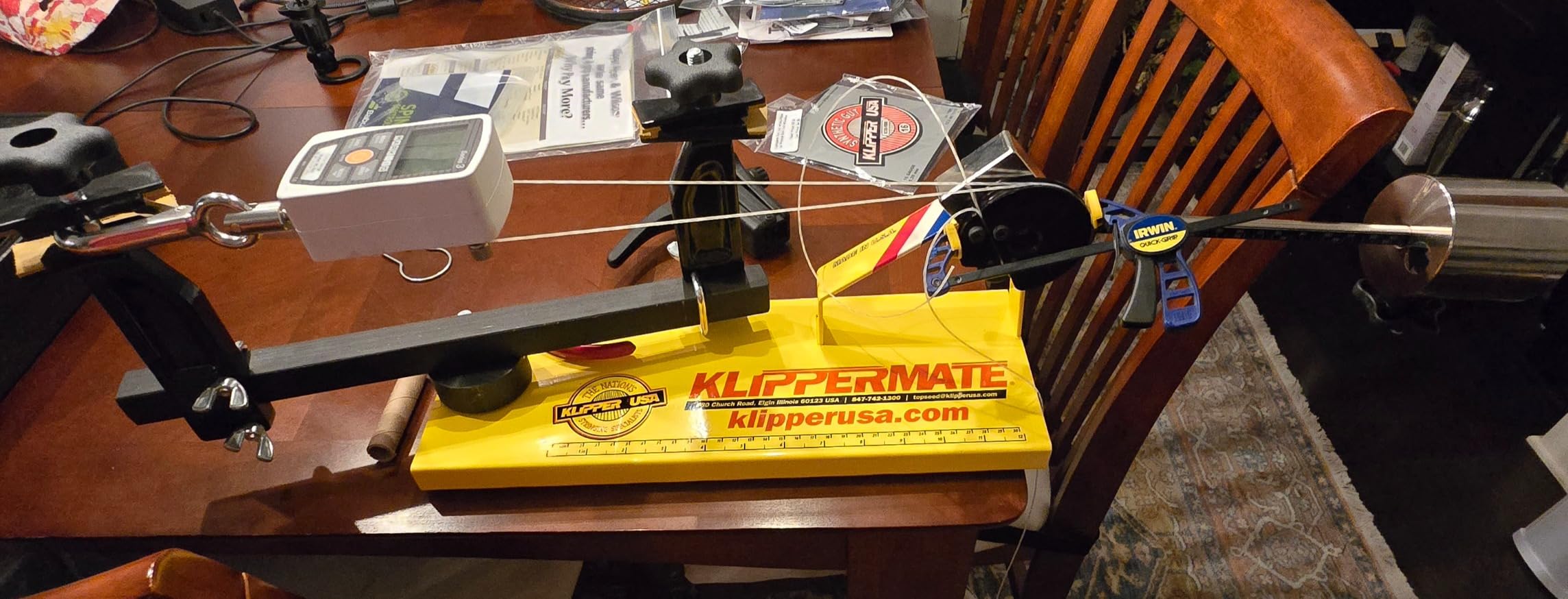 Klippermate® Tennis Racquet / Racket Stringer customer photo 2