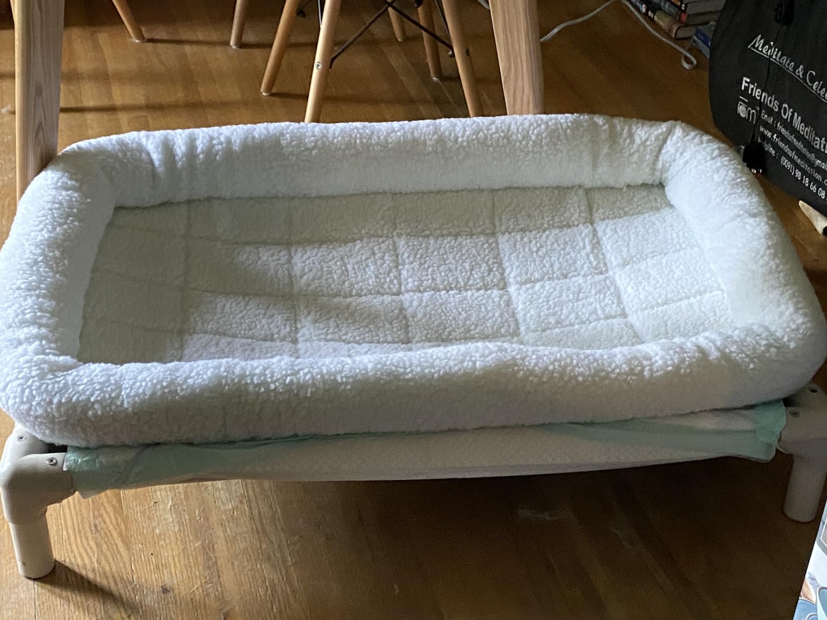 MidWest Homes for Pets QuietTime XXS Dog Bed – Cinnamon Faux Fur Bolster, Ultra-Soft and Machine Washable, Fits 18-Inch Crates and Carriers, for Small Dogs and Cats customer photo 1