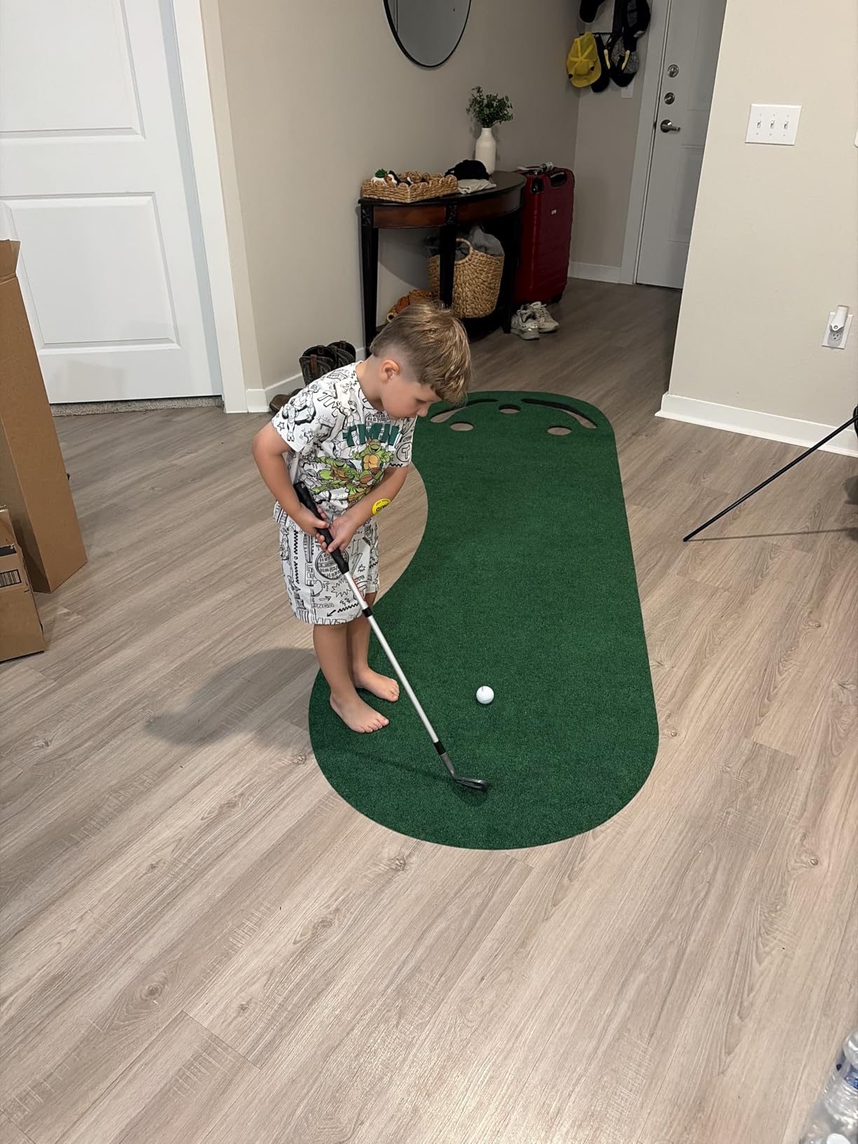 PUTT-A-BOUT Par Three Golf Putting Green (3' x 9') customer photo 1