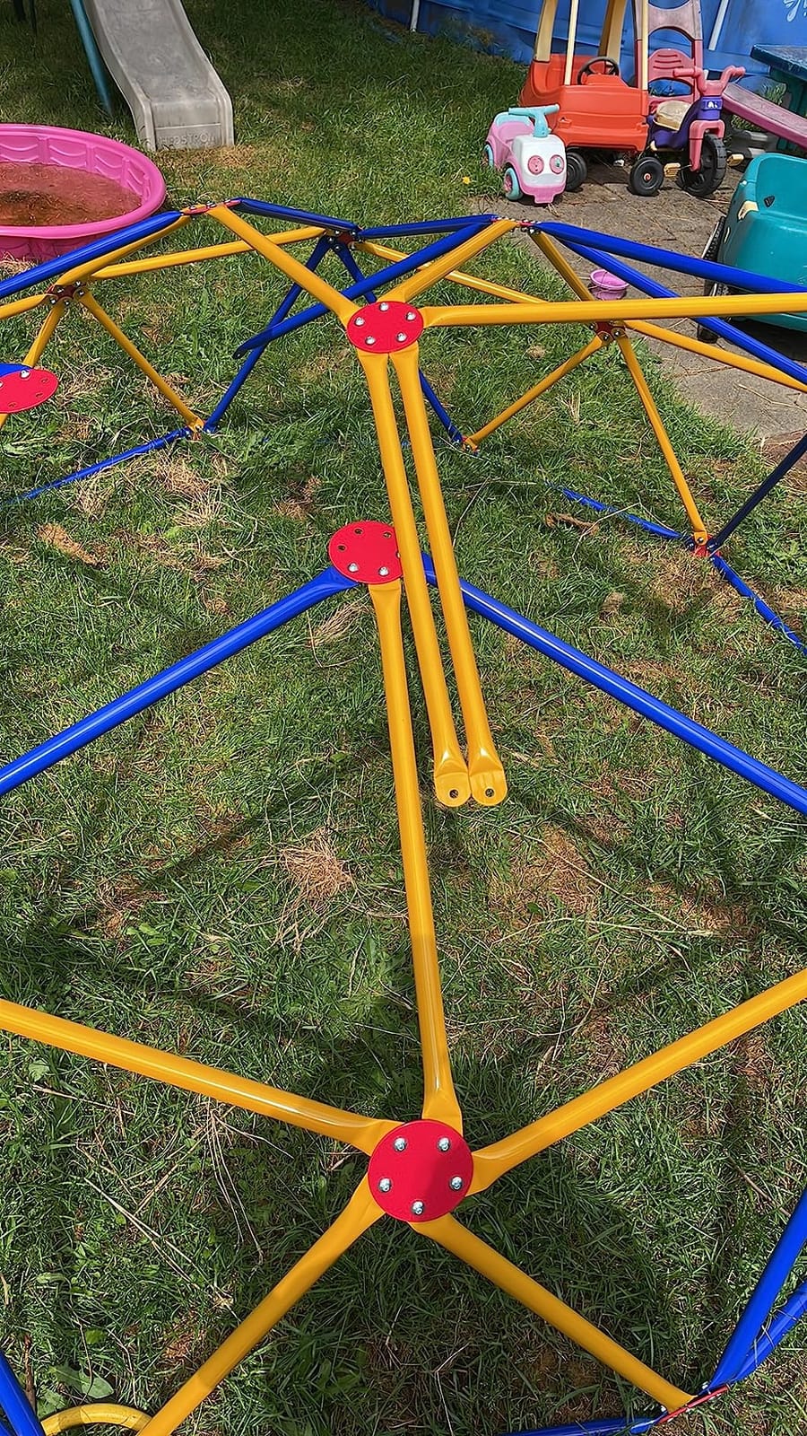 EASY OUTDOOR Space Dome Climber for Kids Backyard Jungle Gym 1000 lb GD-810 customer photo 1