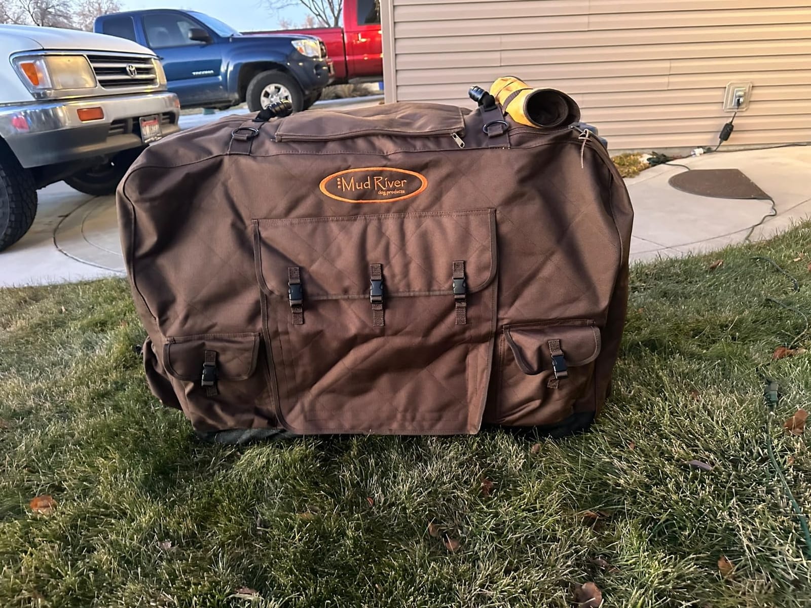 Mud River Dixie Kennel Cover, Brown, Large Standard , Large (36″ x 26″ x 26″) customer photo 2