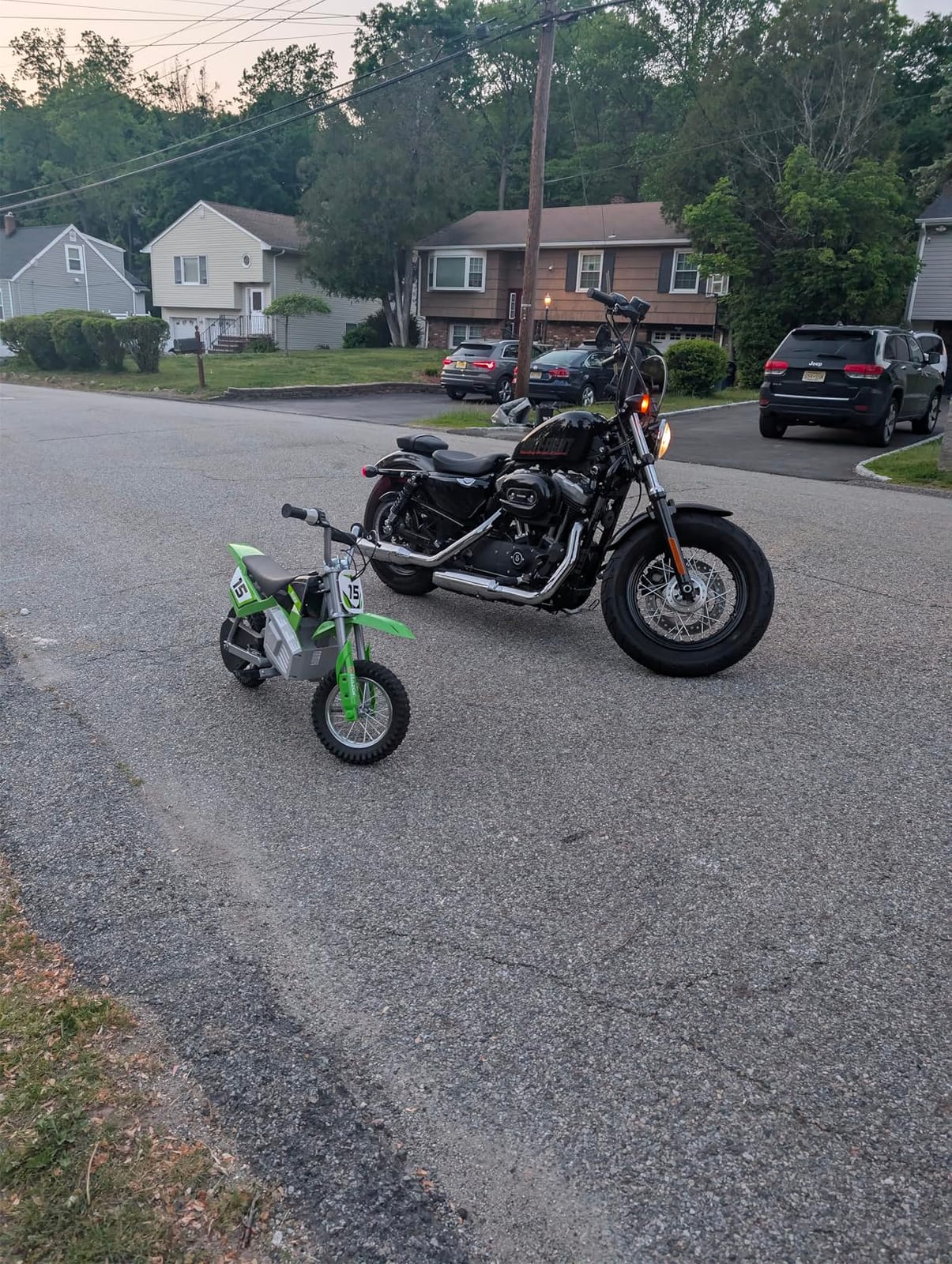 Razor MX400 Dirt Rocket Electric Bike for Kids Ages 8+, 140 Pounds Max Weight, Green – 24-Volt Battery, up to 14 Mph, 30-Minute High Speed Ride Time, Twist-Grip Throttle, 12-Inch Pneumatic Tires customer photo 1