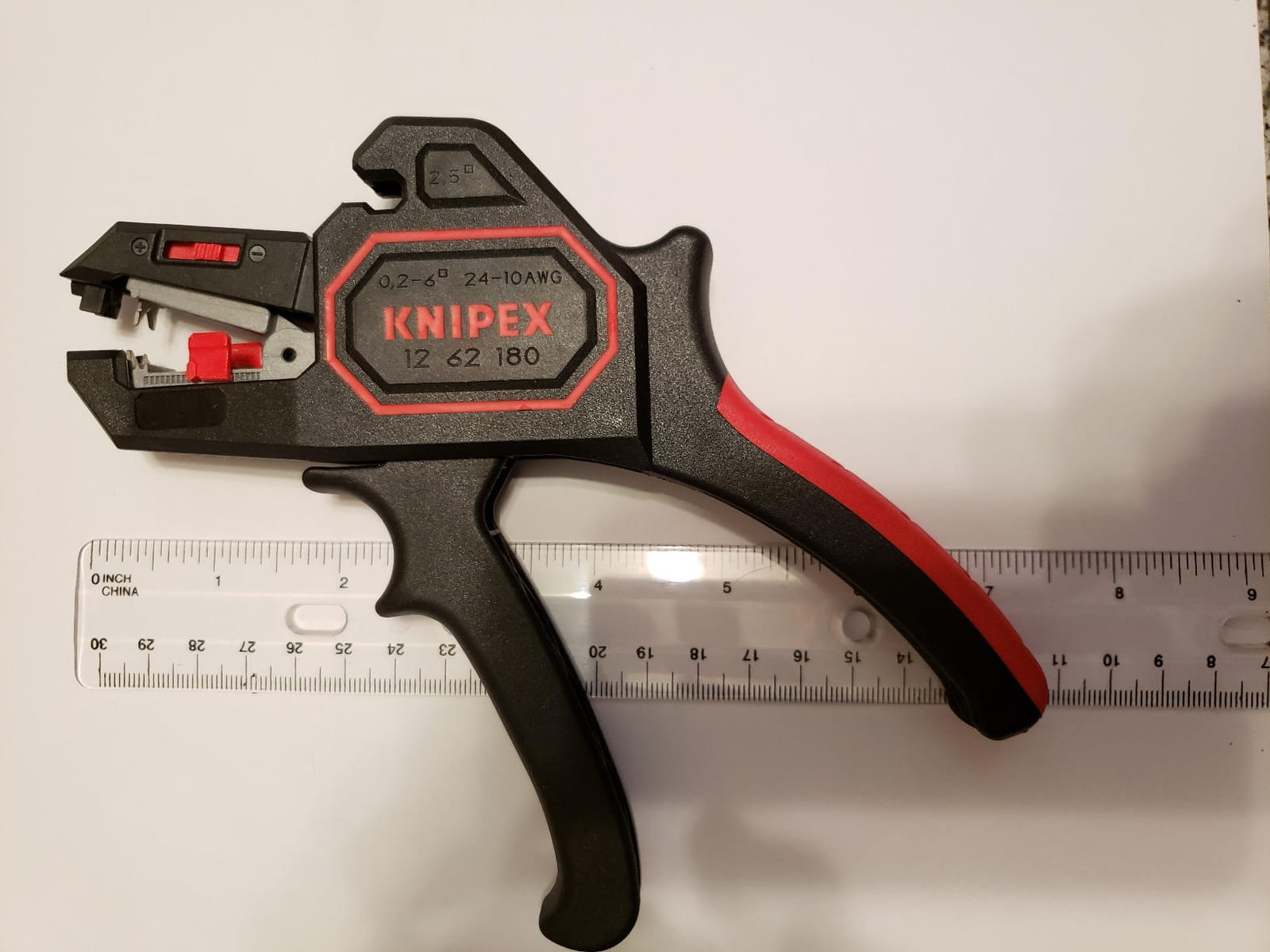 KNIPEX Automatic Wire Stripper 10-24 AWG, 7.25 customer photo 2