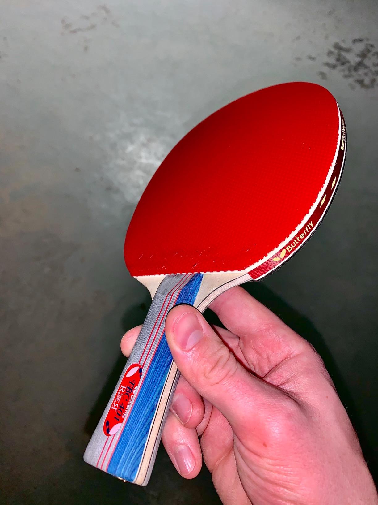 Butterfly 401 Table Tennis Racket Set - 1 Ping Pong Paddle – 1 Ping Pong Paddle Case - ITTF Approved Table Tennis Paddle - Ships in Ping Pong Racket Gift Box, Multi, B401FL customer photo 2