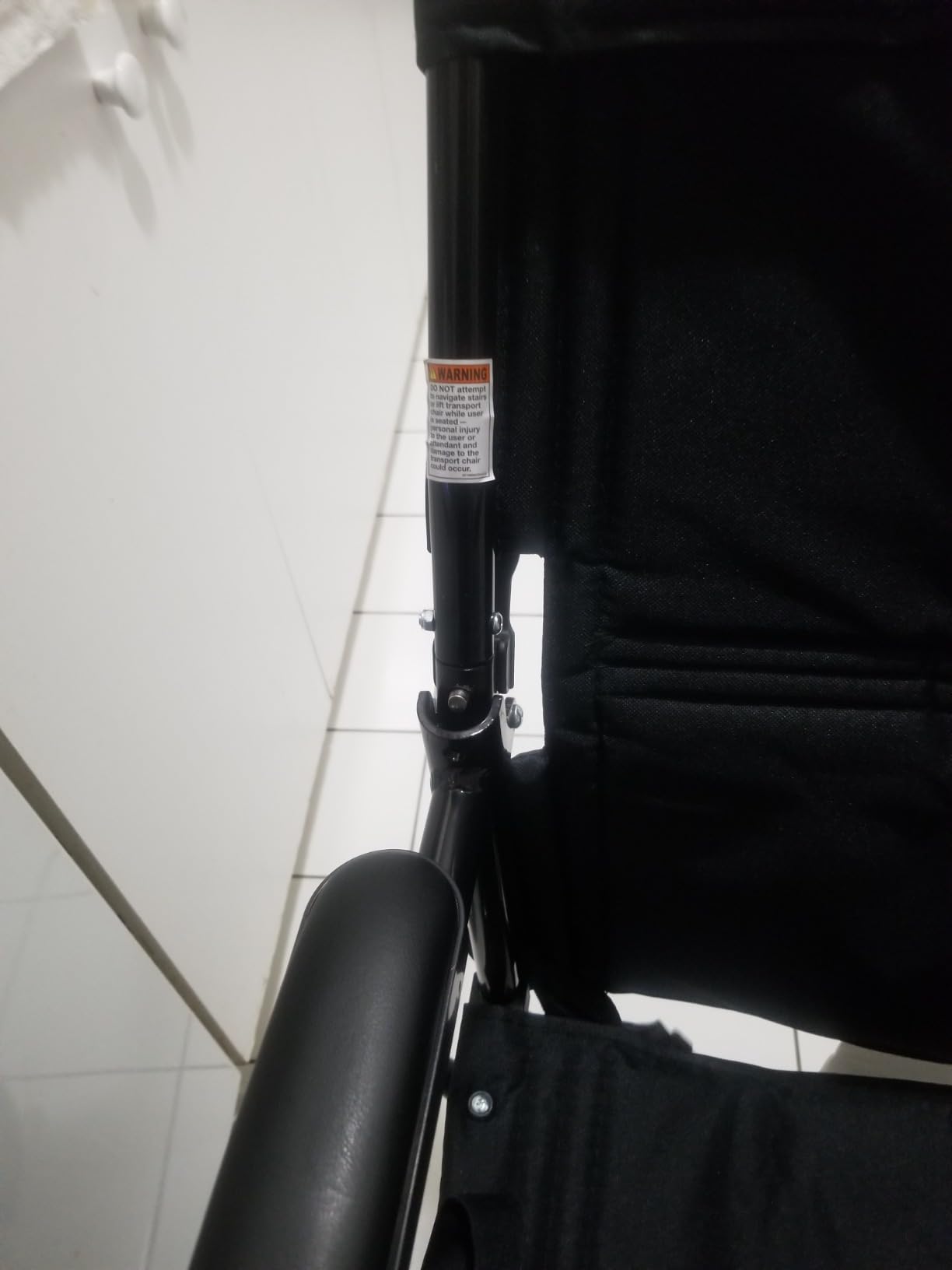 Lumex Everest & Jennings Transport Wheelchair – Lightweight Folding Transit Chair with 19” Seat for Adults & Seniors, Blue customer photo 1