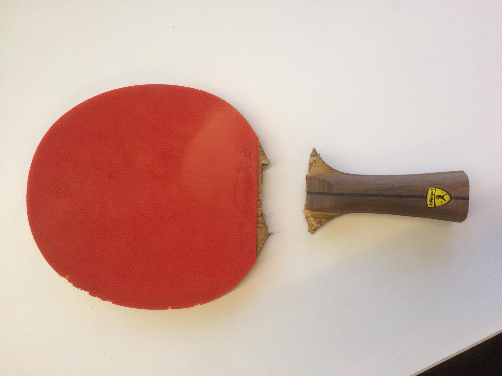 Killerspin Jet 800 Speed N2 - A Professional Grade Ping Pong Paddle - Competition Grade, Advanced Players, Red/Black customer photo 1
