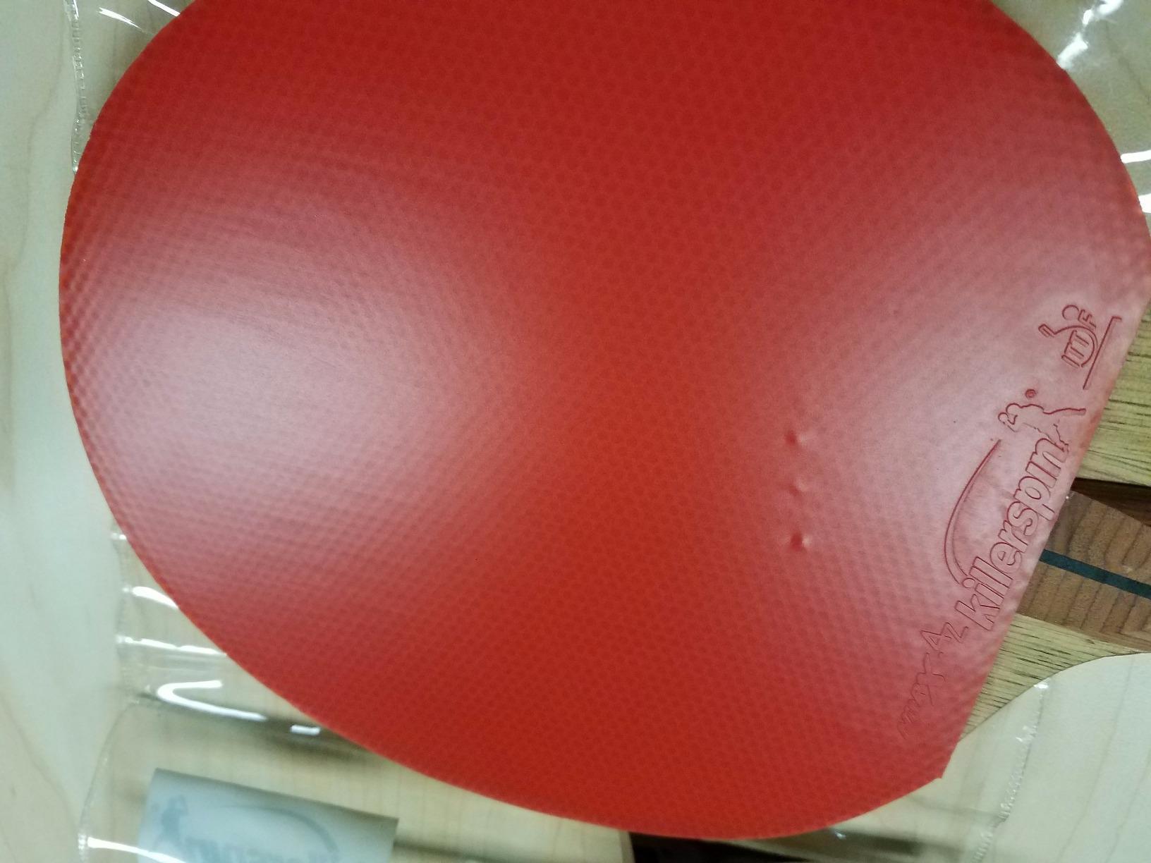 Killerspin Jet 800 Speed N2 - A Professional Grade Ping Pong Paddle - Competition Grade, Advanced Players, Red/Black customer photo 2