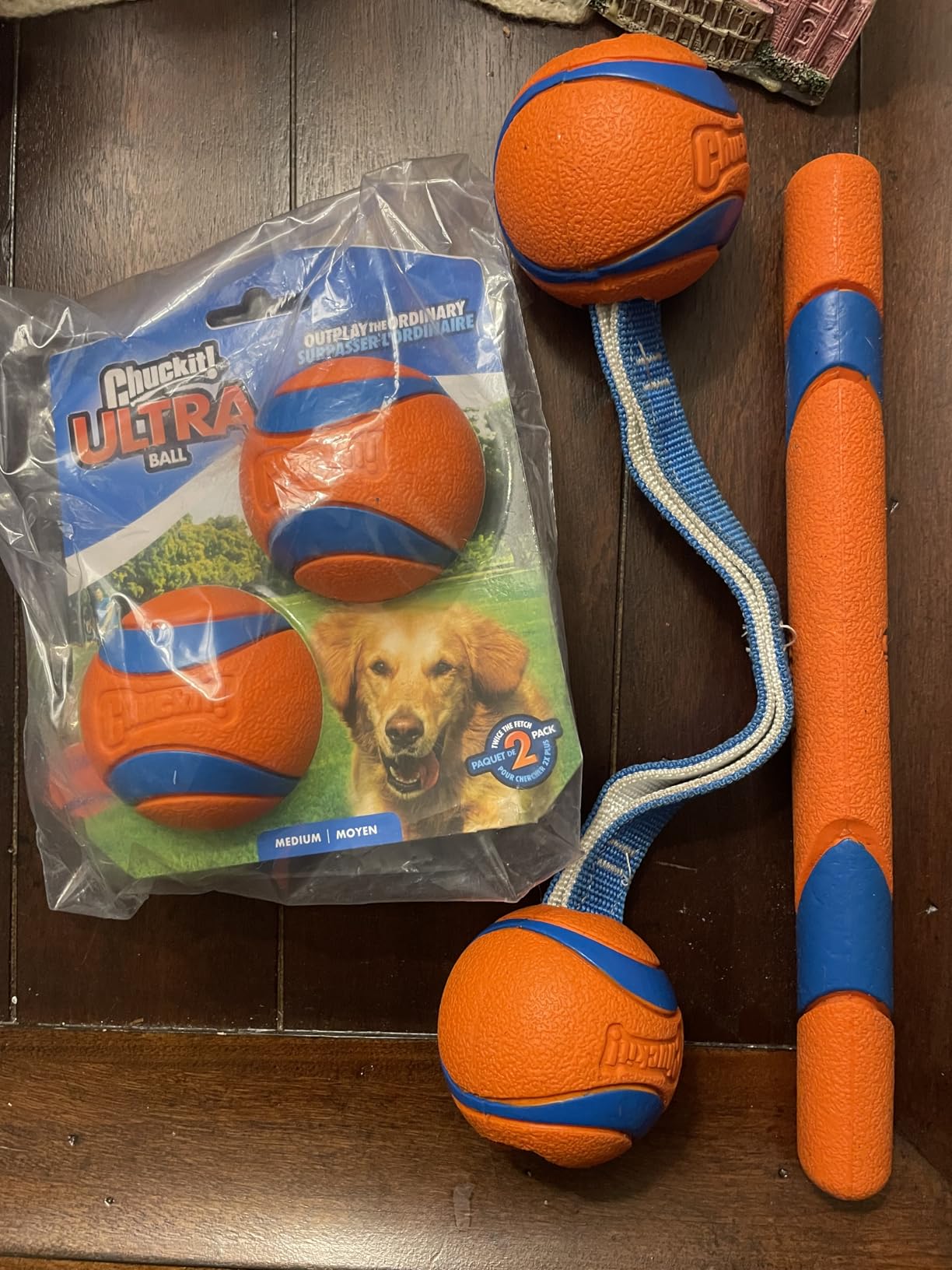 Chuckit! Ultra Duo Tug Toy, Small Indoor and Outdoor for Dogs 0-20 Pounds customer photo 2