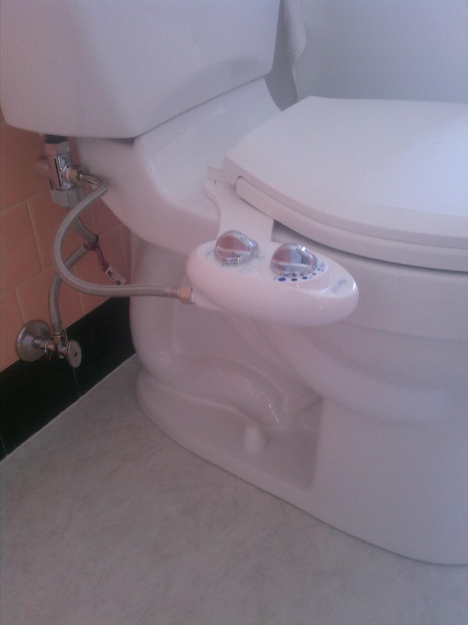 LUXE Bidet NEO 120 - Bidet Attachment for Toilet Seat, Blue customer photo 2