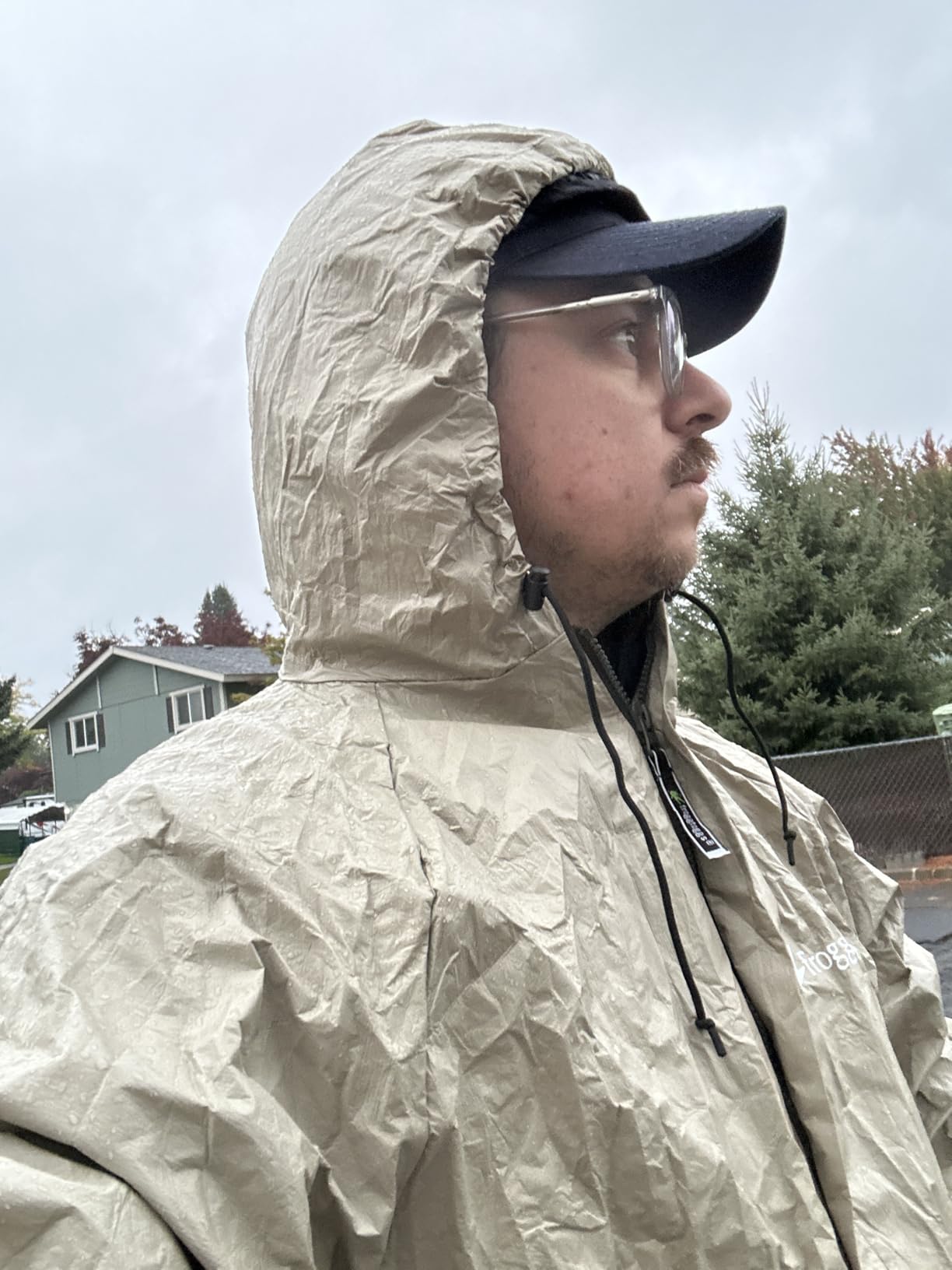 FROGG TOGGS Men's Ultra-lite2 2-Layer Waterproof Breathable Rain Jacket | Sealed seams, adjustable hood, storm flap, zippered chest pocket customer photo 2