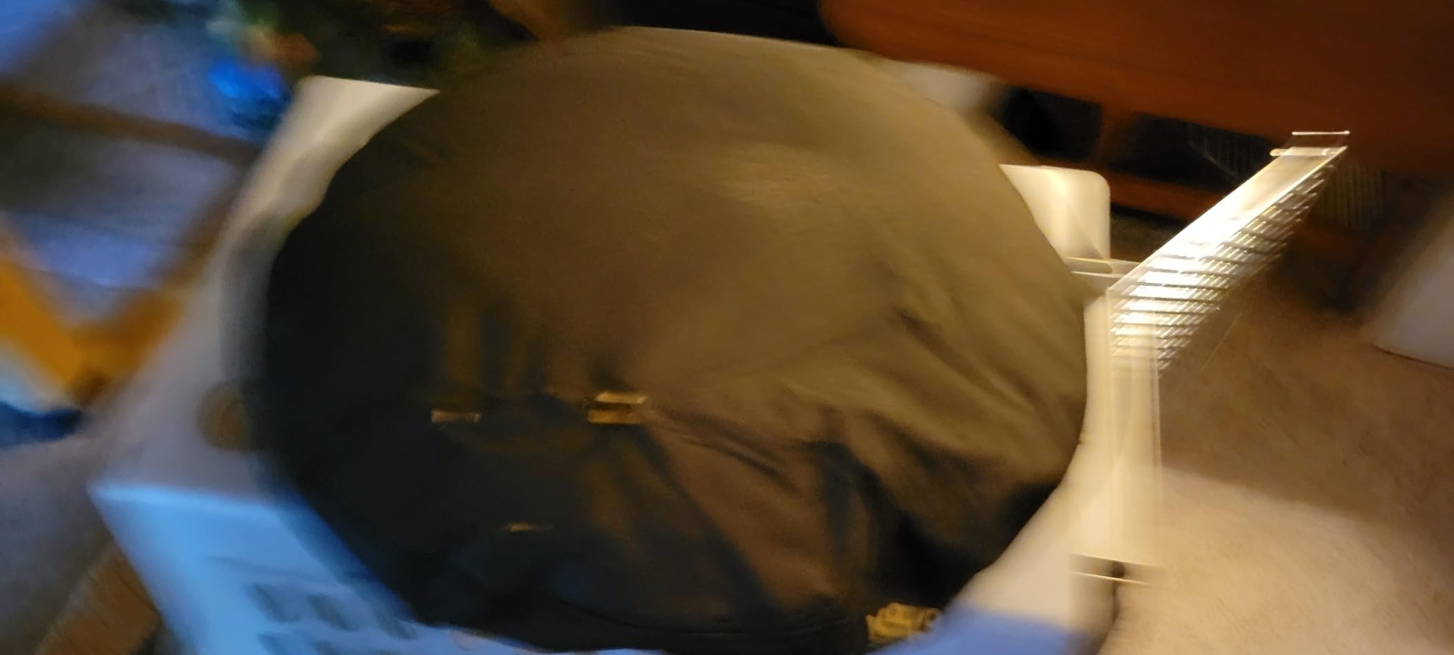 K9 Ballistics Tough Round Nesting Pillow Dog Bed, M, Obsidian Black customer photo 2