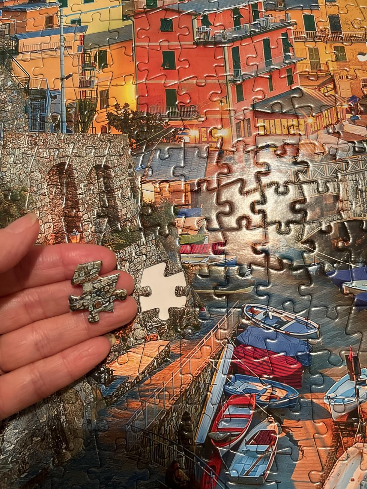 Buffalo Games - Cinque Terre Italy Coastal - 1000 Piece Puzzle for Adults customer photo 2
