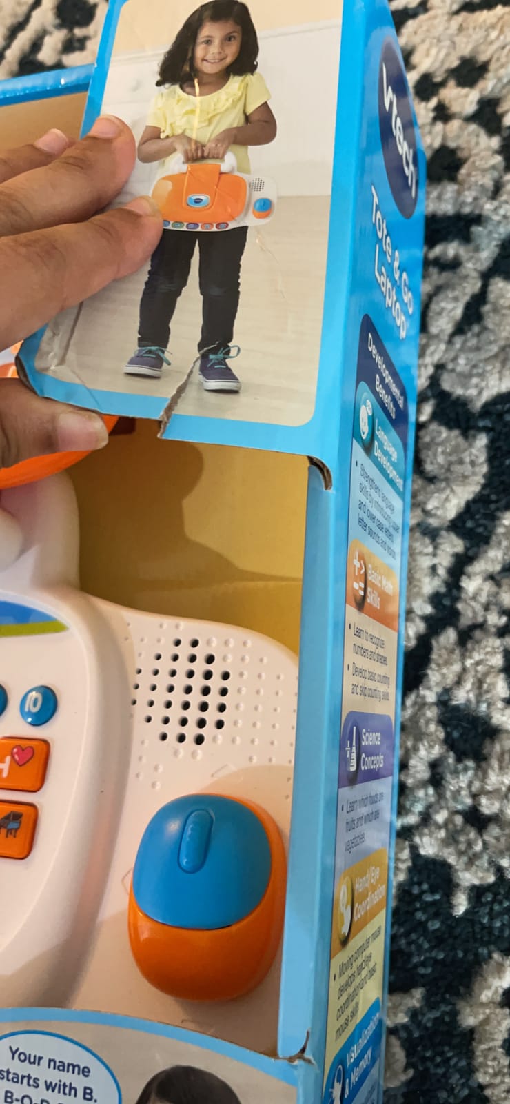 VTech Tote and Go Laptop, Orange customer photo 2