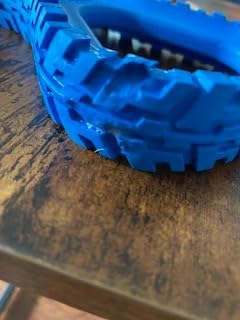 Nerf Dog Tire Infinity Tug Dog Toy, Lightweight, Durable and Water Resistant, 10 Inches, for Medium/Large Breeds, Single Unit, Blue customer photo 2