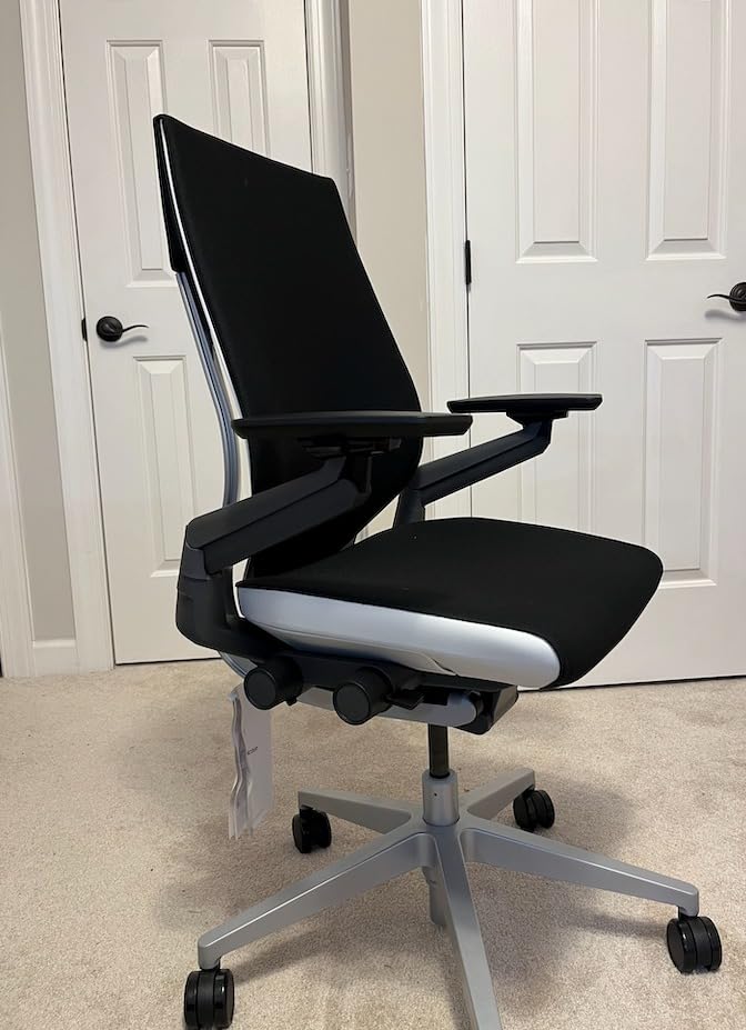 Steelcase Gesture Office Chair, Carpet Floors, Coconut Yellow customer photo 1