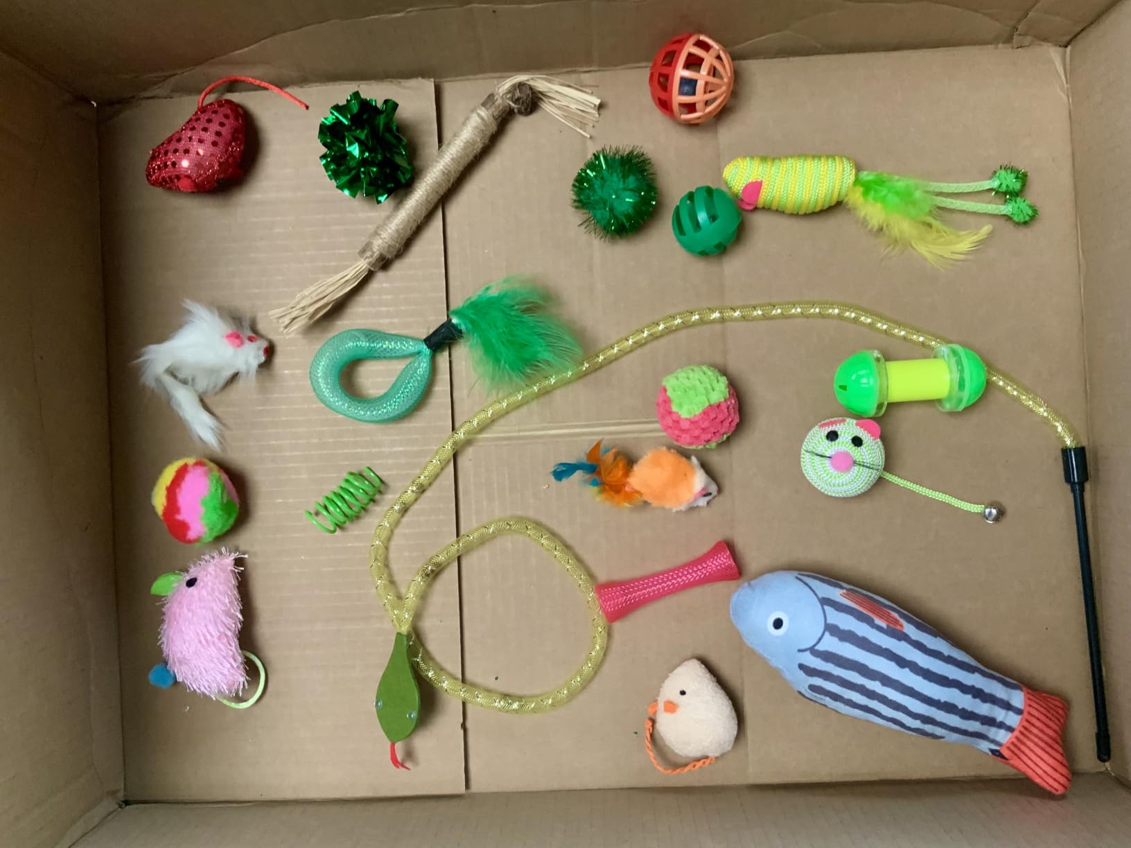 Fashion's Talk Cat Toys Variety Pack for Kitty 20 Pieces customer photo 1