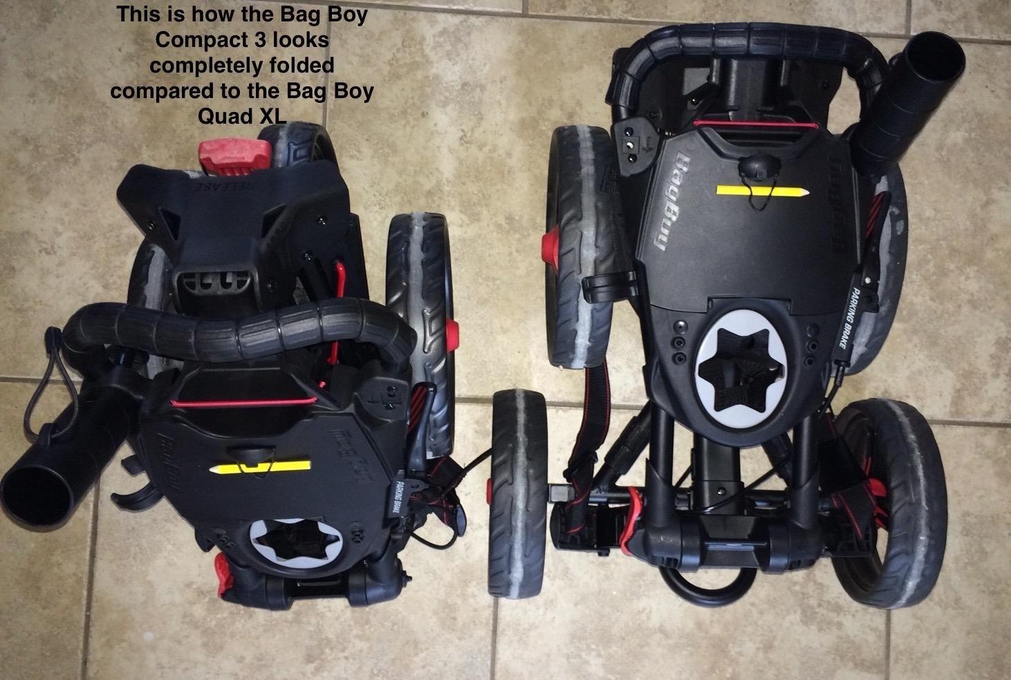 Bag Boy Bag Boy Compact 3 Golf Push Cart customer photo 1