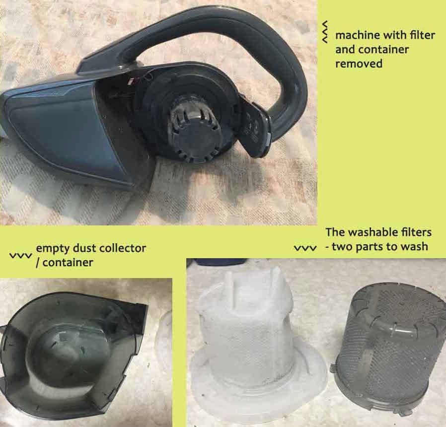 BLACK+DECKER HHVI325JR22 Dustbuster Cordless Lithium Hand Vacuum, Ink Blue customer photo 2