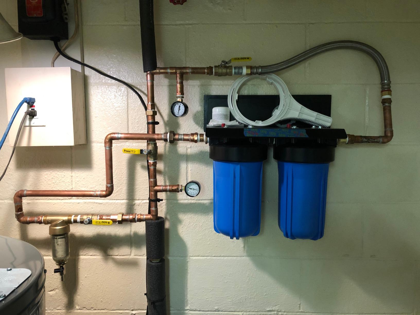 iSpring WGB21B 2-Stage Whole House Water Filtration System, 50000 Gallons customer photo 1