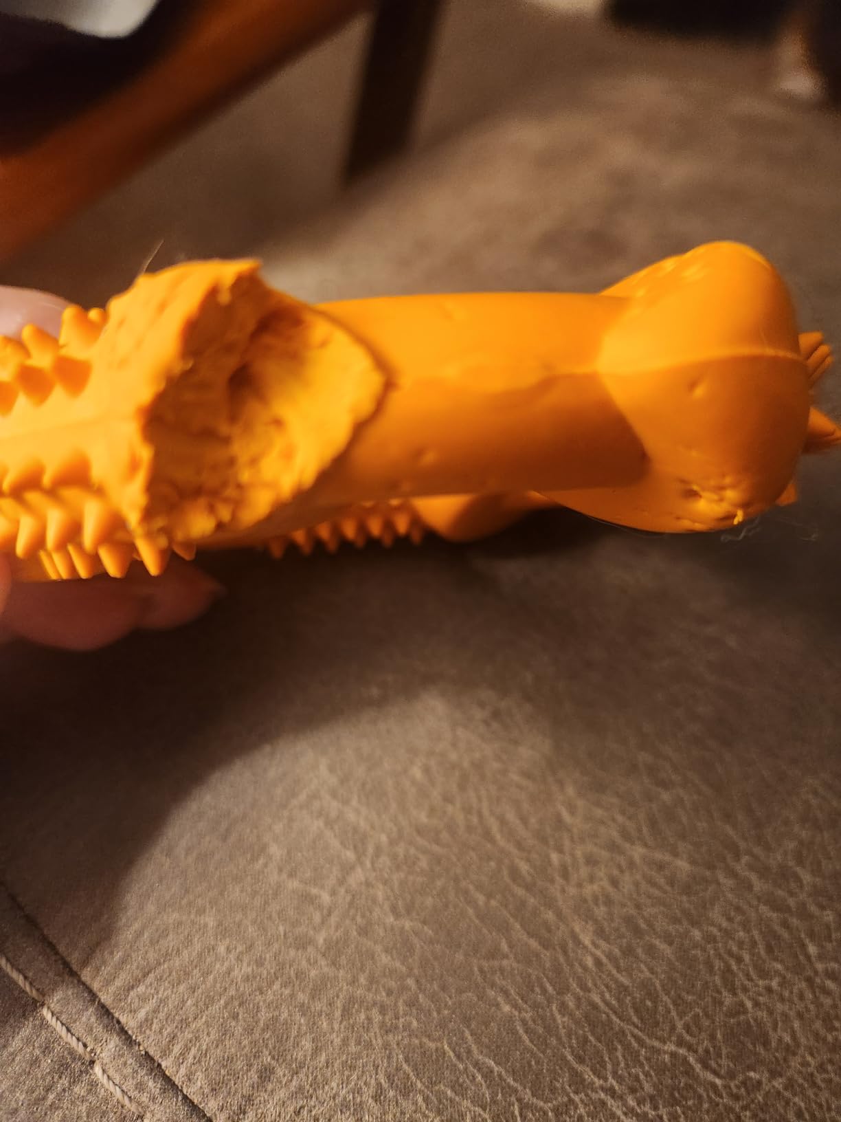 Arm & Hammer Nubbies T-Bone Dental Dog Chew Toy, Peanut Butter Flavor customer photo 2