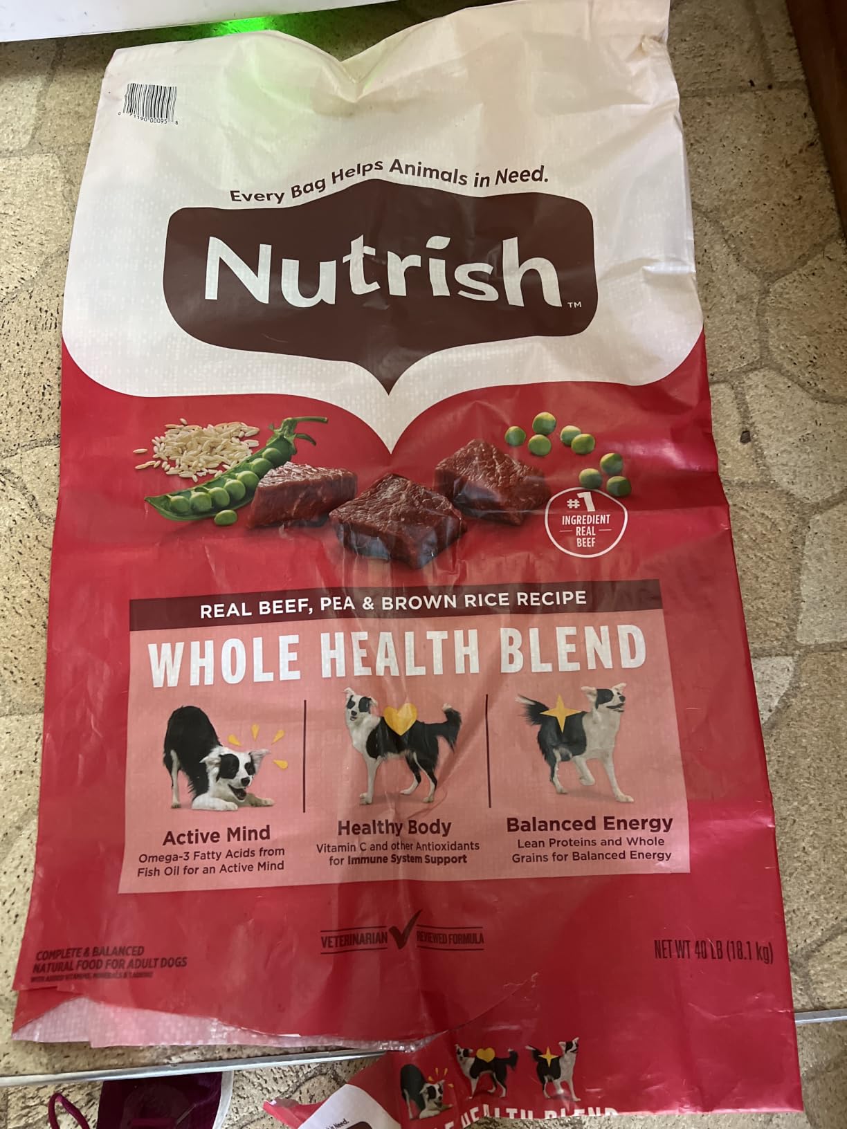 Nutrish Dry Dog Food, Beef, Pea & Brown Rice, 40 lb. Bag (Rachael Ray) customer photo 2