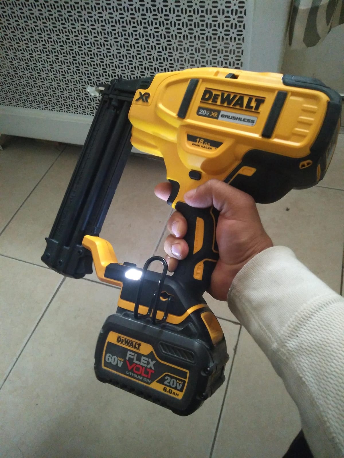 DEWALT DCN680B 20V MAX* XR® 18 GA Cordless Brad Nailer (Tool Only) customer photo 2