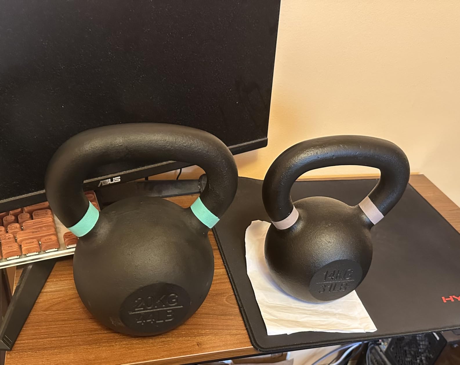 Yes4All Powder Coated Kettlebell, 9–88 lb Cast Iron Weights customer photo 1